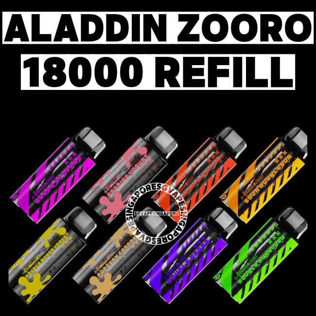 Aladdin Zooro 18000 Refill Pod - Sg Vape Singapore Delivery