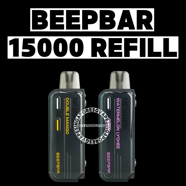 BeepBar 15000 refill cartridge - Sg Vape Singapore Delivery