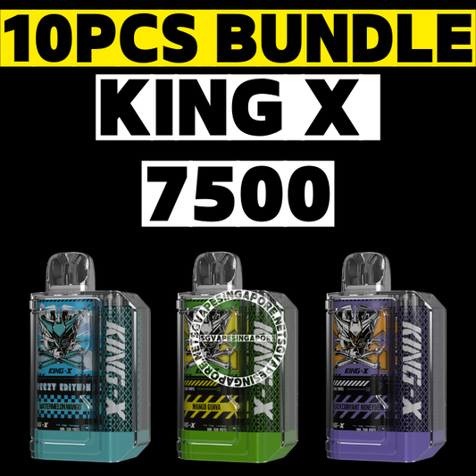 King X 7500 Disposable Bundle - Sg Vape Singapore