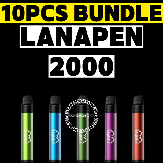 Lana Pen 2000 Disposable Bundle - Sg Vape Singapore