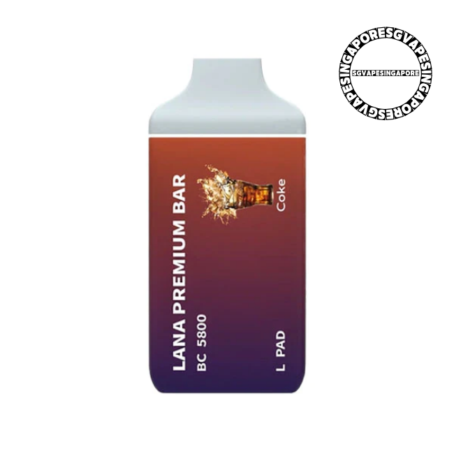 Lana Premium Bar 5800 Disposable Pod - Sg Vape Singapore - coke