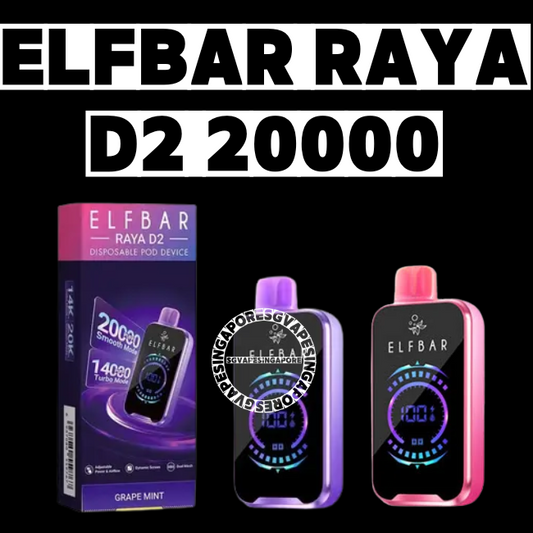 Elfbar raya D2 20000 Disposable - Sg Vape Singapore