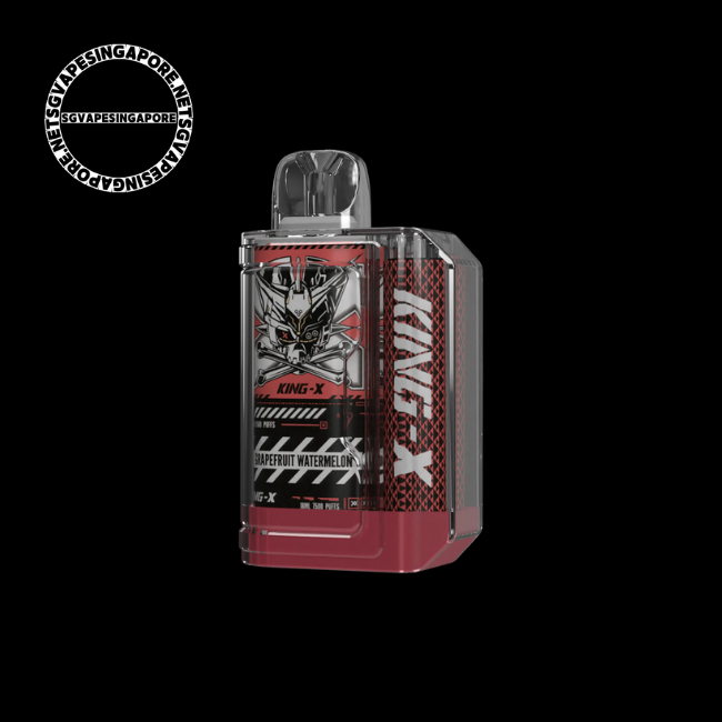 Looking for the Lost Vape King X 7500 puff disposable vape in Singapore? Look no further! Check out SG Vape Singapore for a wide range of vape products, including the King X 7500 puff disposable. Enjoy the delicious strawberry, grapefruit watermelom flavor and convenient delivery options.