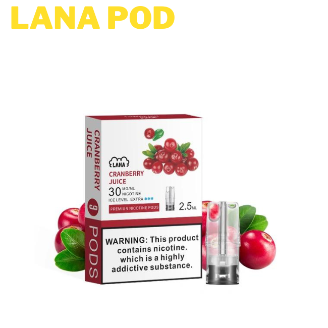 Discover the exquisite flavor of Lana Pod Tie Guan Yin, a popular cranberry juice and grape-flavored e-liquid in Singapore. Enjoy the convenience of SG Vape's delivery service and indulge in the delightful taste of this premium TGY tea-inspired vape juice. Explore the Lana brand today.