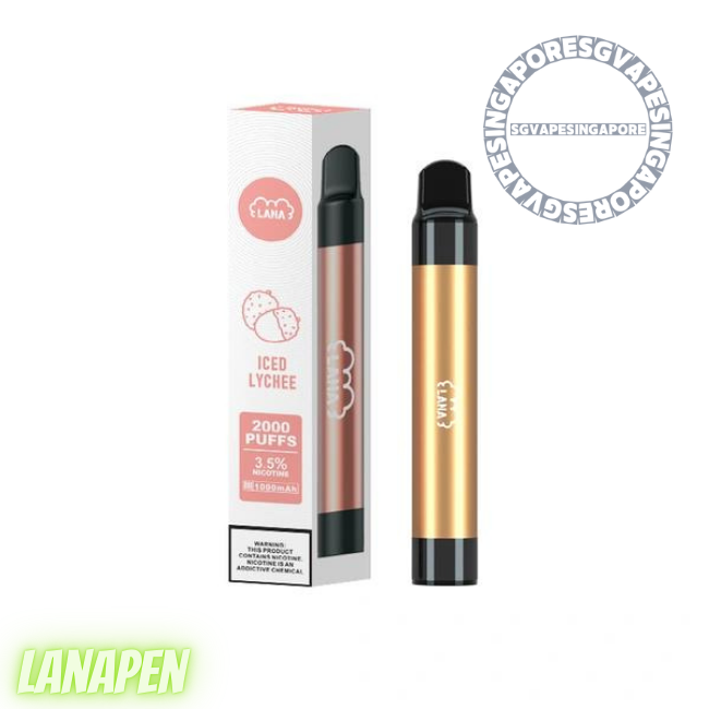 Looking for a reliable vape store in Singapore? Check out the Lana 2000 Disposable Vape (Lanapen 2k) by Lanabar. This convenient and flavorful option is perfect for vape enthusiasts. Try the grape, lychee flavor and experience vaping like never before.