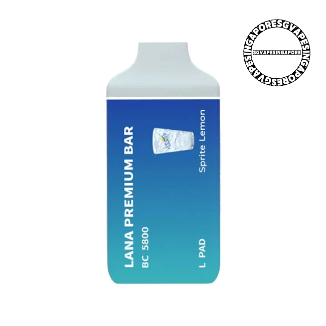 Lana Premium Bar 5800 Disposable Pod - Sg Vape Singapore - sprite lemon