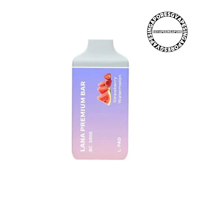 Lana Premium Bar 5800 Disposable Pod - Sg Vape Singapore - strawberry watermelon