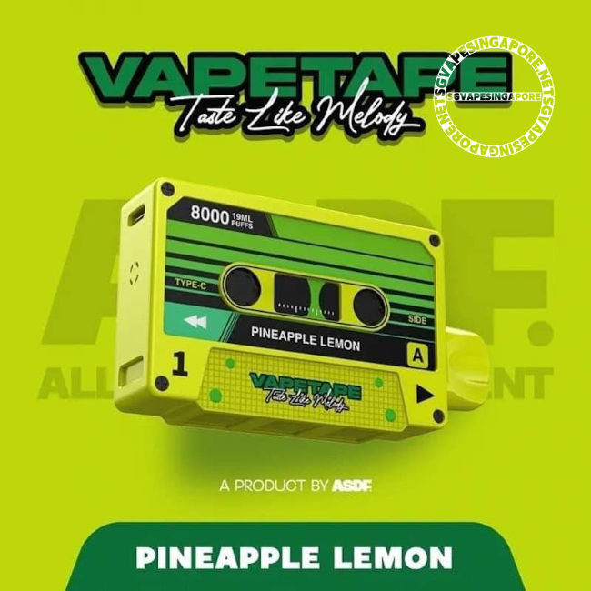 Looking for a convenient and flavorful disposable vape? Vapetape 8000 puff disposable vape in Singapore offers quick delivery and an impressive 12,000 puffs. Try the refreshing pineapple lemon and grape apple flavor from SG Vape Singapore today.