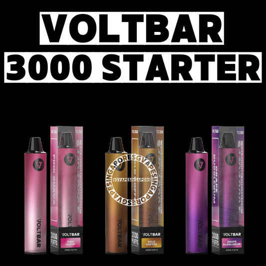 Voltbar 3000 Starter Kit - Sg Vape Singapore Delivery